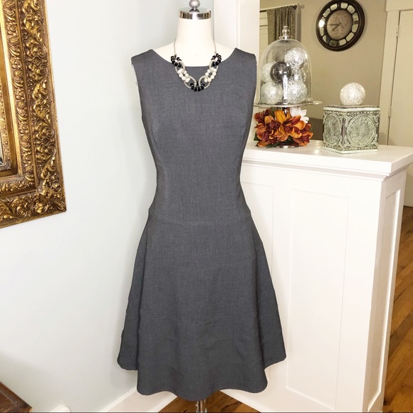Calvin Klein Dresses & Skirts - Calvin Klein Gray Stretch Fit & Flare Dress